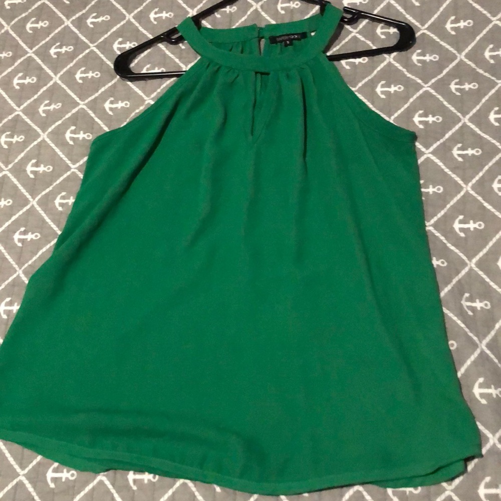Small green papermoon key whole top